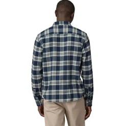 Patagonia Mens Fjord Flannel Shirt - Base Camp-New Navy