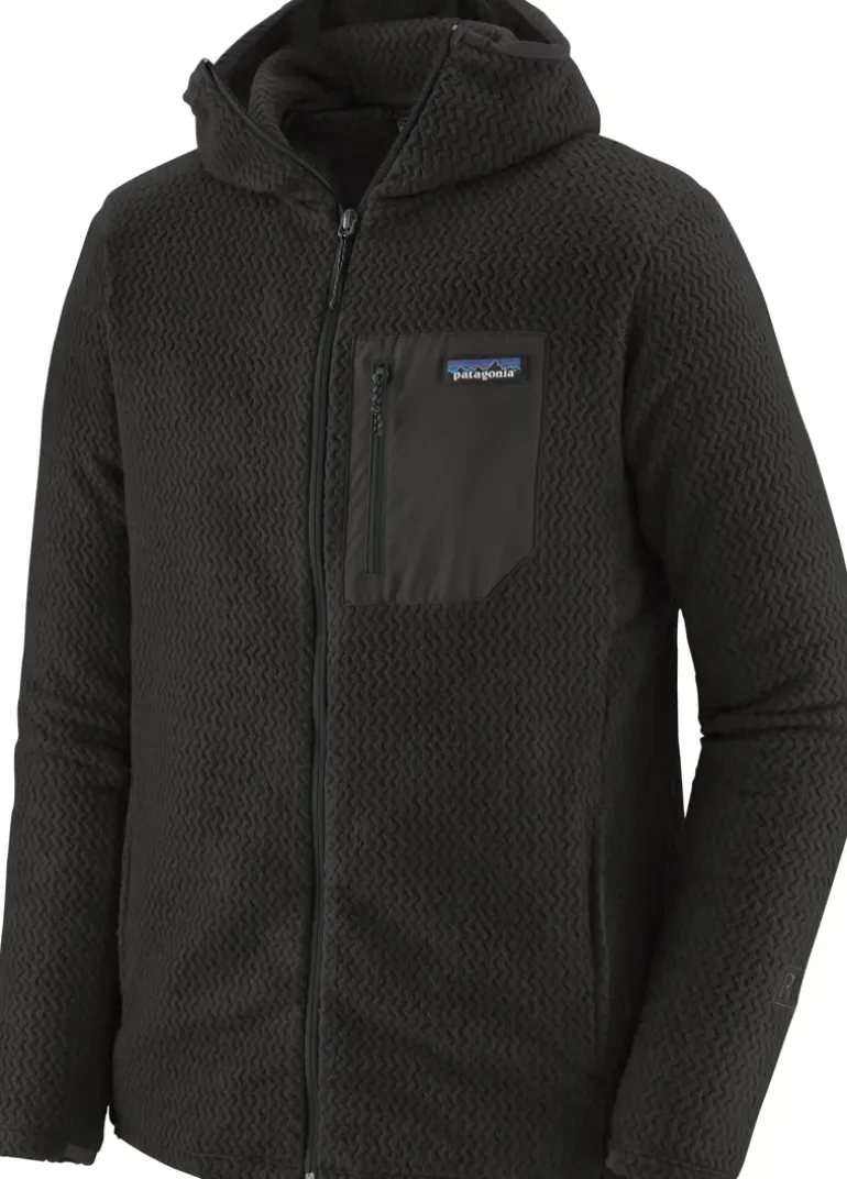 Patagonia Mens R1 Air Full-Zip Hoody - Black