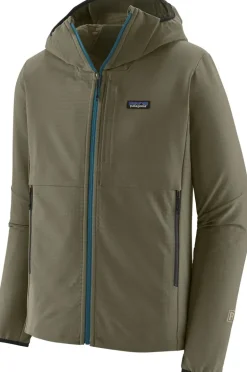 Patagonia Mens R1 TechFace Hoody - Basin Green