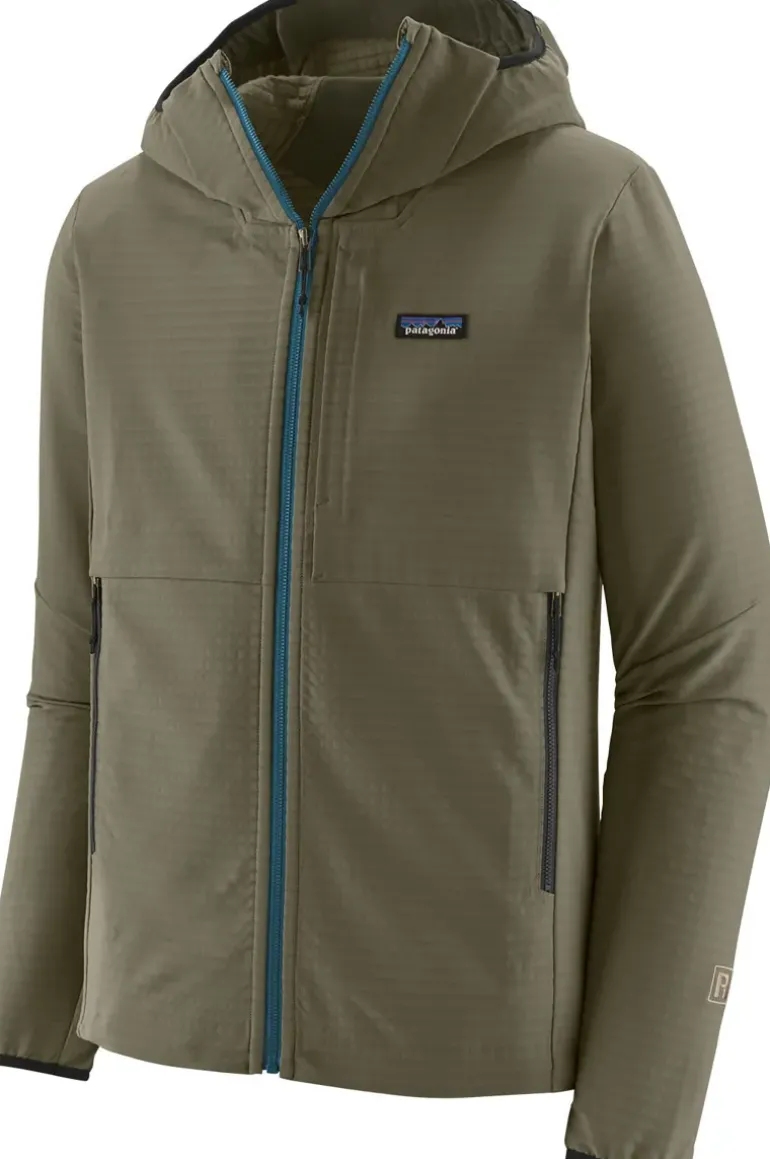 Patagonia Mens R1 TechFace Hoody - Basin Green