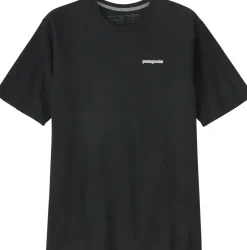 Patagonia Mens Short Sleeved P-6 Logo Responsibili-Tee - Black