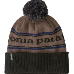 Patagonia Powder Town Beanie - Park Stripe-Marlow Brown