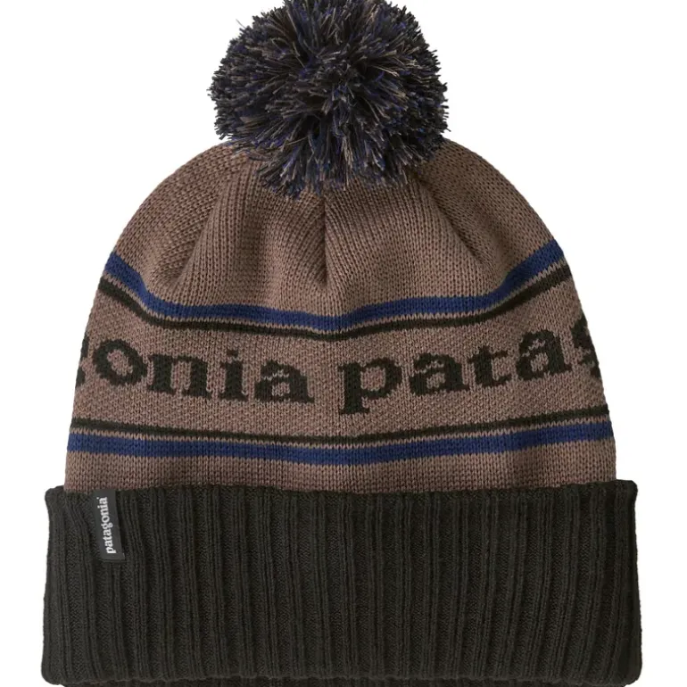 Patagonia Powder Town Beanie - Park Stripe-Marlow Brown