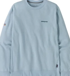 Patagonia Unisex Fitz Roy Icon Uprisal Crew Sweatshirt - Fleck Blue