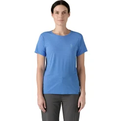 Patagonia Womens Cap Cool Daily Graphic Shirt - Waters - Swelldrifter-Abundant Blue X-Dye