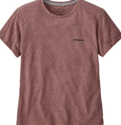 Patagonia Womens P-6 Logo Responsibili-Tee - Dulse Mauve