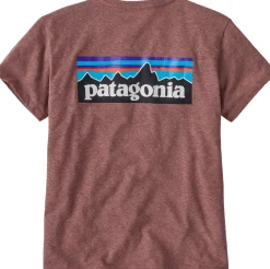 Patagonia Womens P-6 Logo Responsibili-Tee - Dulse Mauve
