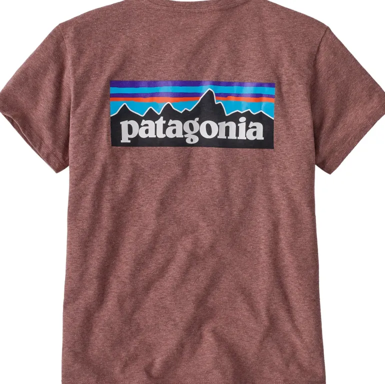 Patagonia Womens P-6 Logo Responsibili-Tee - Dulse Mauve