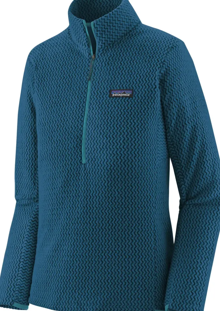 Patagonia Womens R1 Air Zip Neck - Lagom Blue