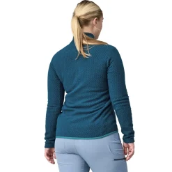 Patagonia Womens R1 Air Zip Neck - Lagom Blue