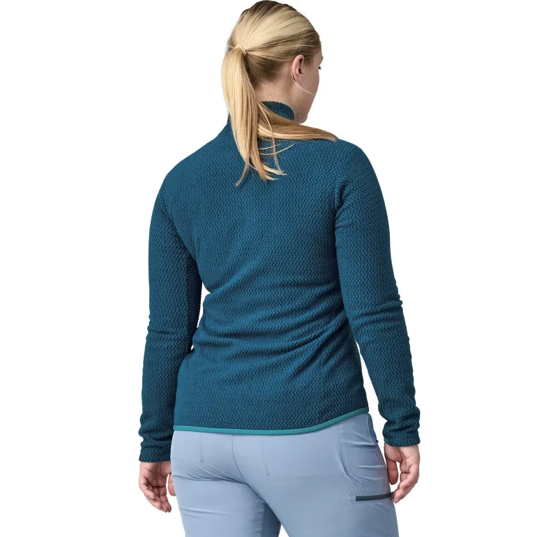 Patagonia Womens R1 Air Zip Neck - Lagom Blue