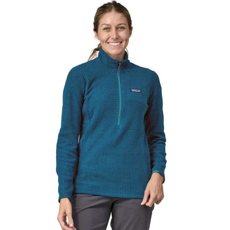 Patagonia Womens R1 Air Zip Neck - Lagom Blue