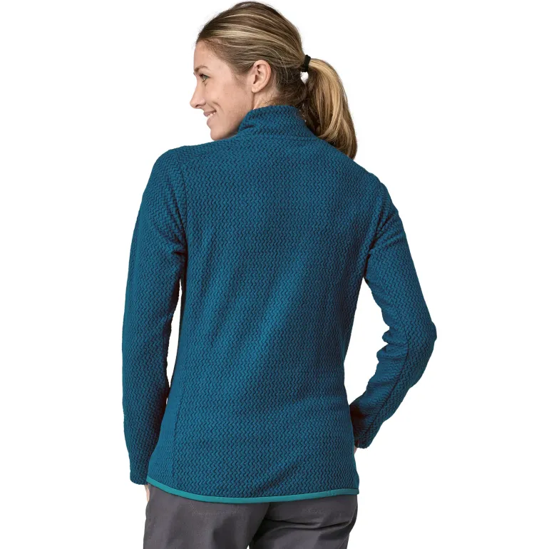 Patagonia Womens R1 Air Zip Neck - Lagom Blue