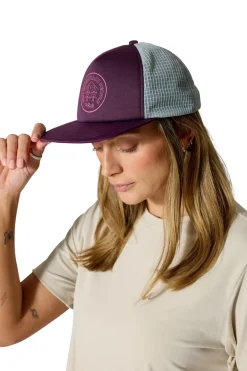 Rab Cirque Print Cap - Mulberry-Pewter