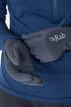 Rab Geon Gloves - Black-Steel Marl