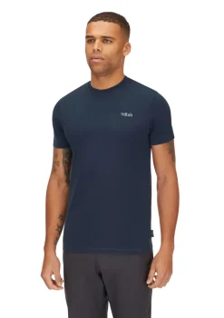 Rab Mens Basecamp 3 Peak Tee - Tempest Blue