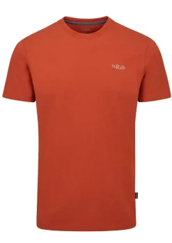 Rab Mens Basecamp 3 Peak Tee - Red Clay