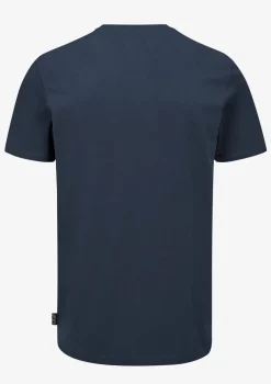 Rab Mens Basecamp Logo Badge Tee - Tempest Blue