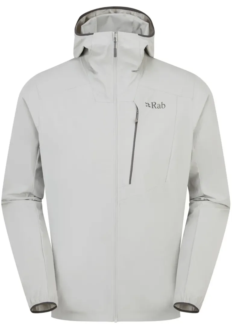 Rab Mens Borealis Alpine Hoody - Light Zinc