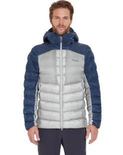 Rab Mens Cirrus Ultra Hoody - Tempest Blue-Light Zinc