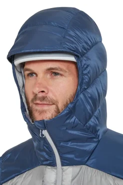 Rab Mens Cirrus Ultra Hoody - Tempest Blue-Light Zinc