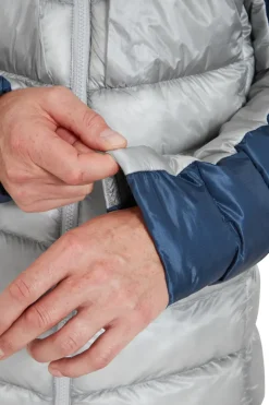 Rab Mens Cirrus Ultra Hoody - Tempest Blue-Light Zinc