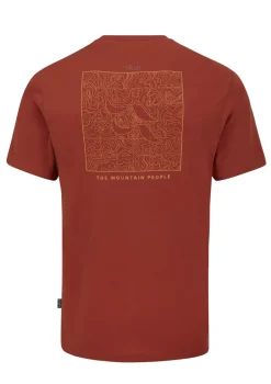Rab Mens Crimp Elevation Tee - Tuscan Red