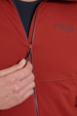 Rab Mens Evolute Hoody - Tuscan Red