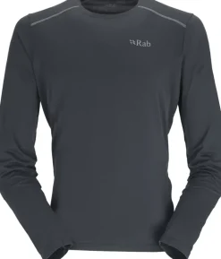 Rab Mens Force Long Sleeved Tee - Beluga