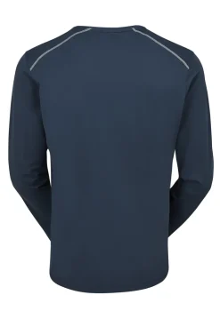 Rab Mens Force Long Sleeved Tee - Tempest Blue