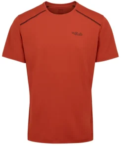 Rab Mens Force Short Sleeved Tee - Tuscan Red