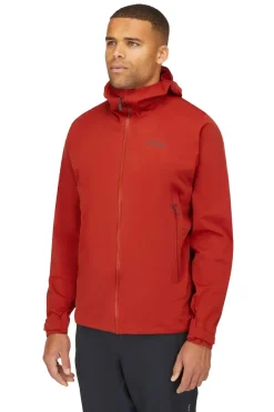 Rab Mens Kinetic 2.0 Jacket - Tuscan Red