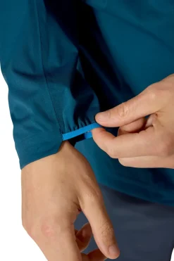 Rab Mens Kinetic Ultra Jacket - Maya Blue-Tempest Blue