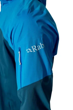 Rab Mens Kinetic Ultra Jacket - Maya Blue-Tempest Blue