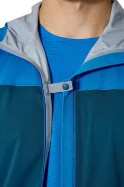 Rab Mens Kinetic Ultra Jacket - Maya Blue-Tempest Blue