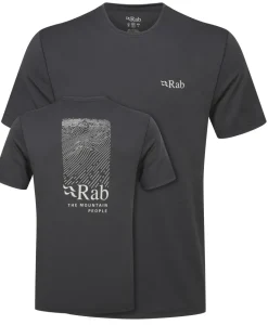 Rab Mens Mantle Ridge Tee - Ebony