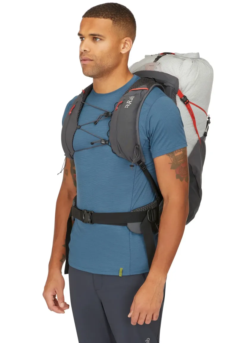 Rab Mens Muon 40 Rucksack - Pewter-Graphene