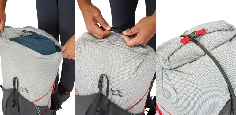 Rab Mens Muon 40 Rucksack - Pewter-Graphene