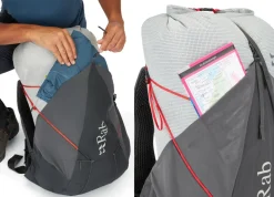 Rab Mens Muon 40 Rucksack - Pewter-Graphene