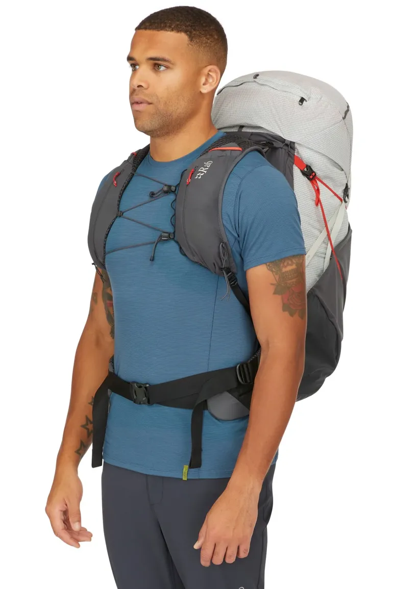 Rab Mens Muon 50 Rucksack - Pewter-Graphene