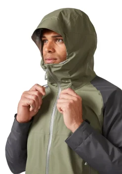 Rab Mens Namche Paclite Jacket - Graphene-Light Khaki