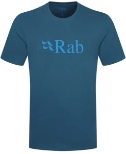 Rab Mens Stance Logo Tee - Tempest Blue