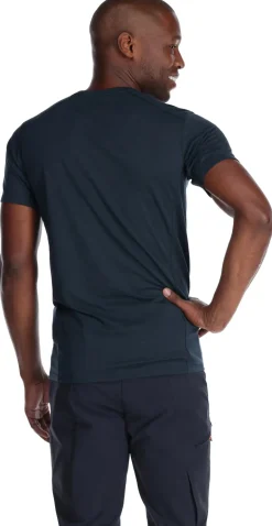 Rab Mens Syncrino Base Tee - Beluga