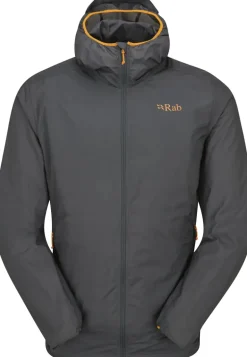 Rab Mens Vital Hoody - Graphene-Marmalade