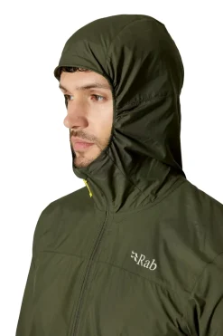 Rab Mens Windgather Hoody - Army