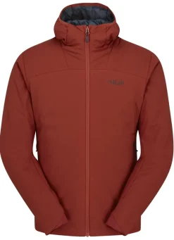 Rab Mens Xenair Alpine Light Jacket - Tuscan Red