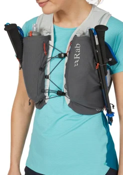 Rab Veil 6 Running Vest - Gargoyle-Graphene