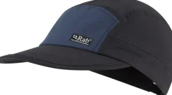 Rab Vista 5 Panel Cap - Ebony-Tempest Blue