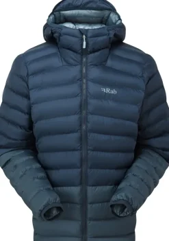 Rab Womens Cirrus Alpine Jacket - Tempest Blue-Orion Blue
