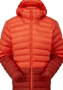 Rab Womens Cirrus Alpine Jacket - Red Grapefruit-Tuscan Red